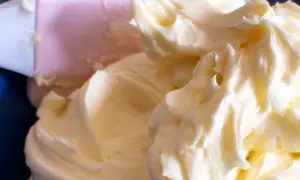 Puszysty krem z mascarpone, przygotowany do dekoracji ciasta.